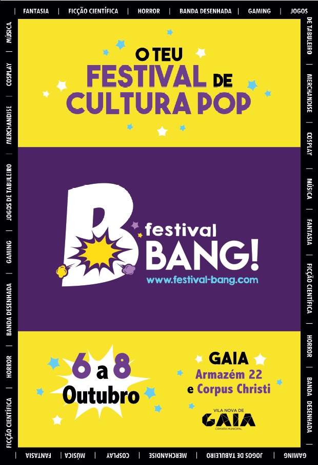 Vem o Festival Bang!, de 6 a 8 de outubro, em Gaia