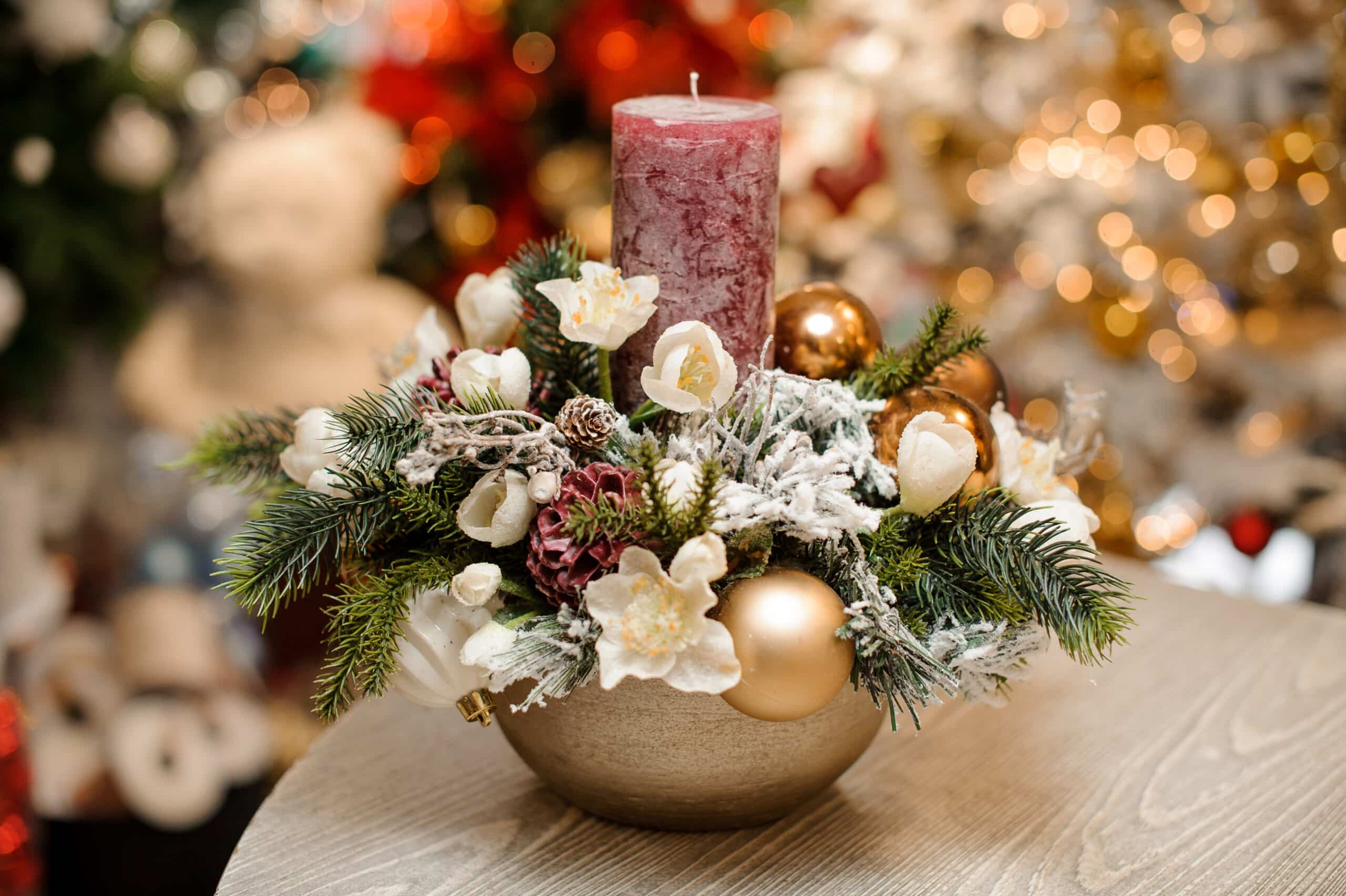 Centros de Mesa de Natal por Monceau Fleurs (1)