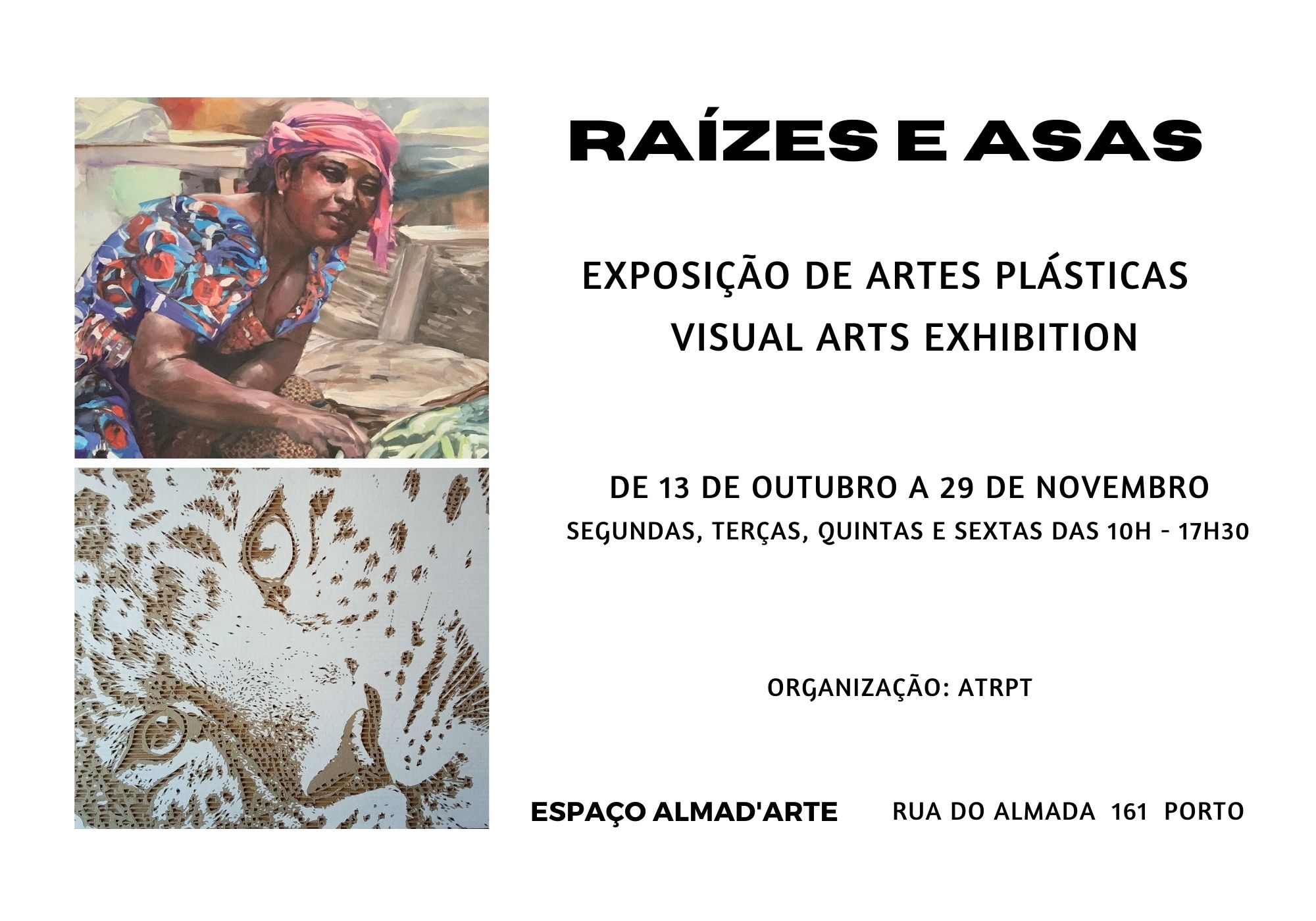 Raízes e Asas - Exposição de Artes Plásticas