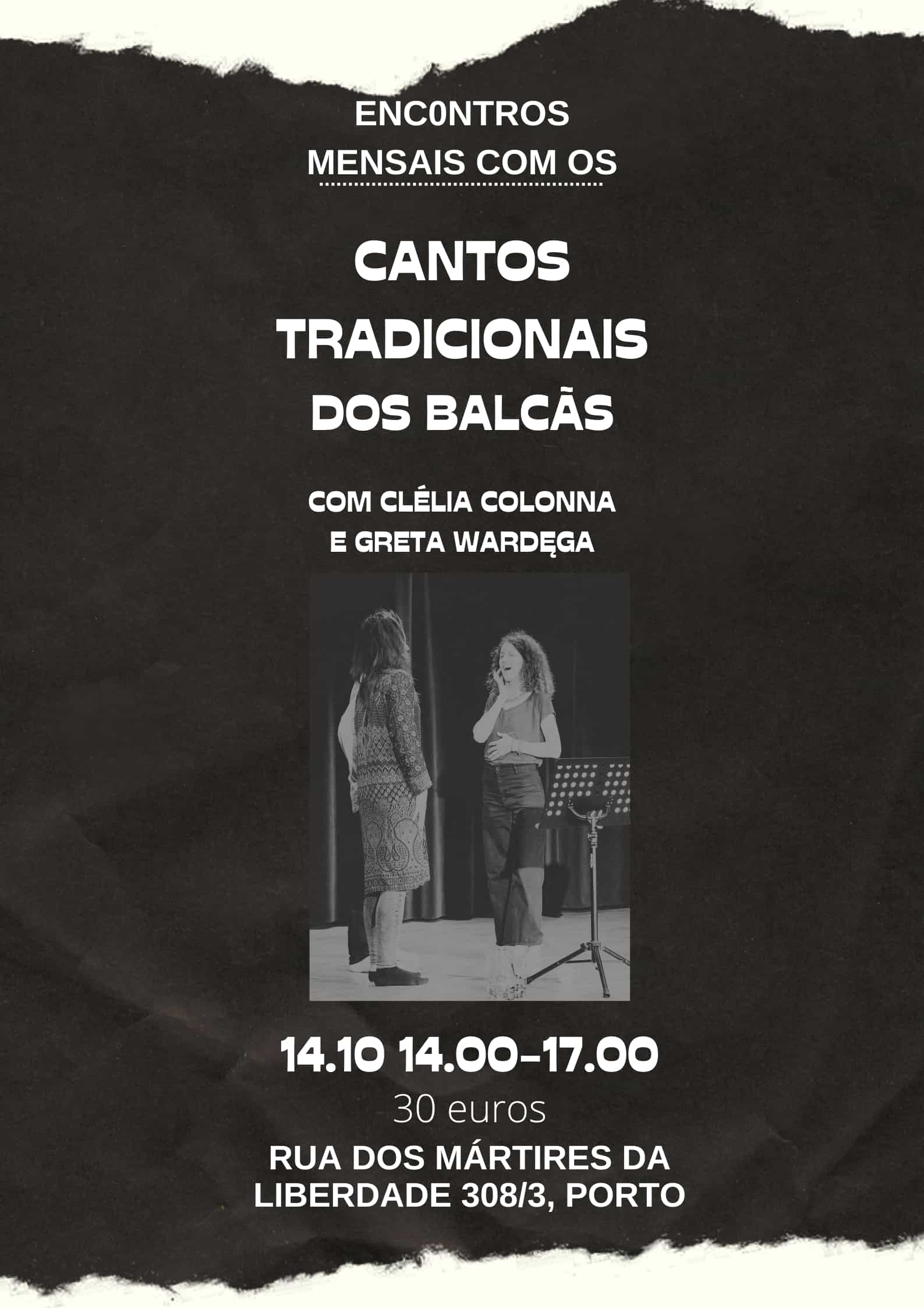 encontro com cantos tradicionais dos Balcãs