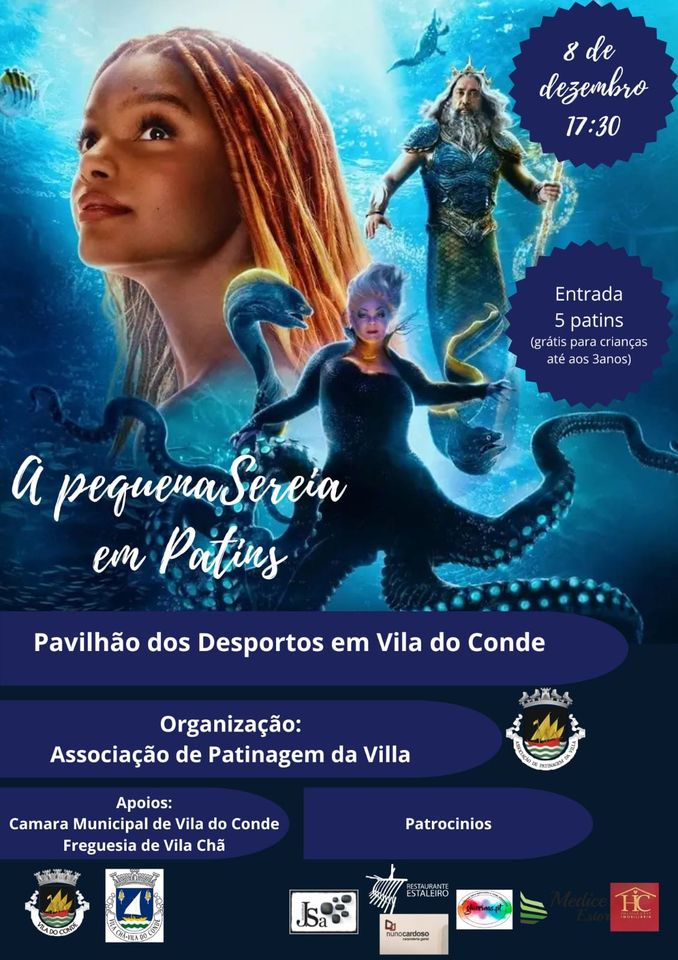 A Pequena Sereia em Patins - Pavilhão De Desportos De Vila Do Conde