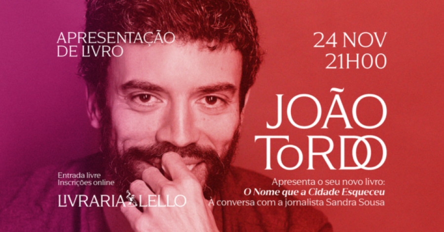 Apresentação de livro - João Tordo