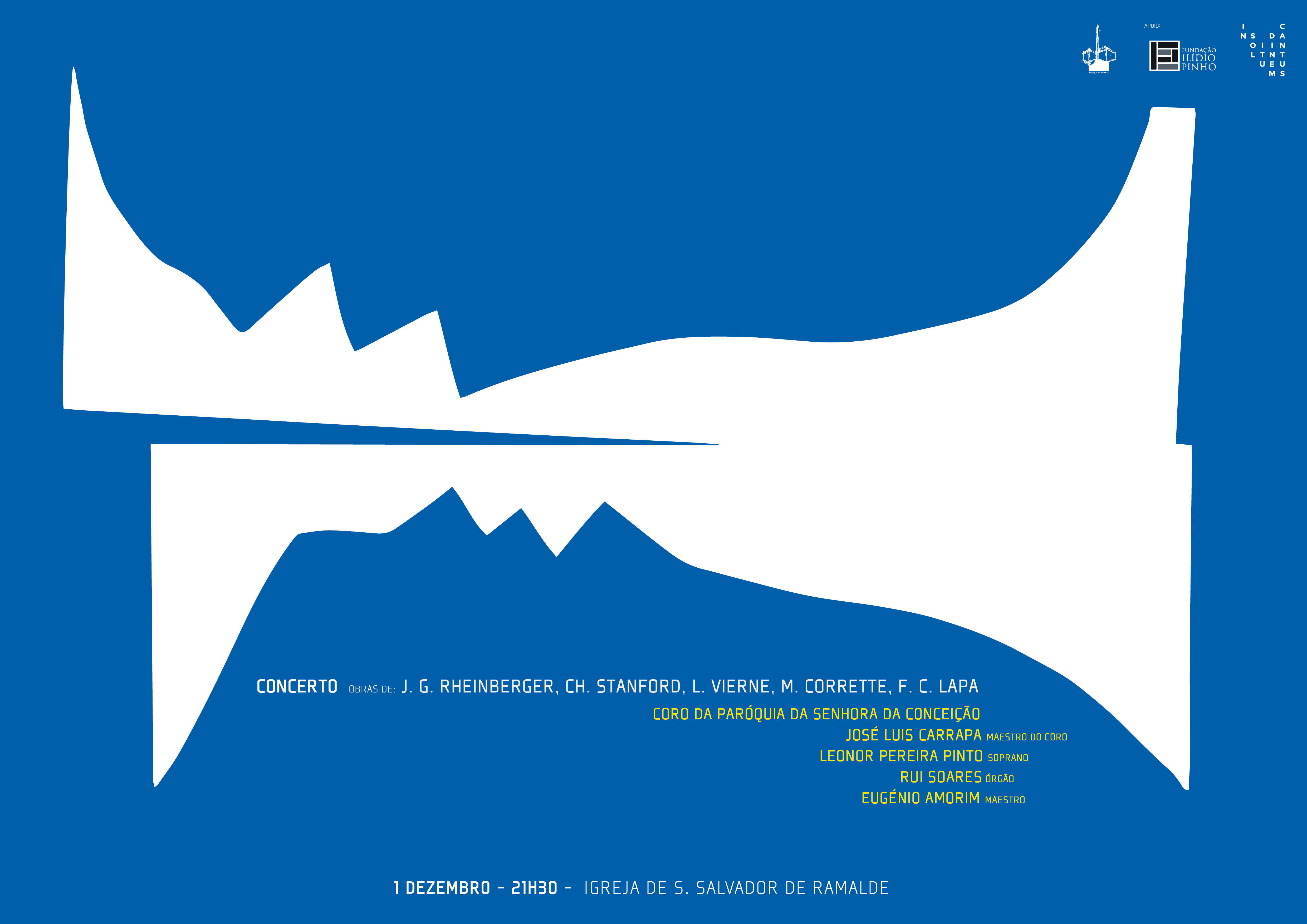 Este concerto será integralmente preenchido com obras de carácter Mariano e fará a estreia absoluta da antífona