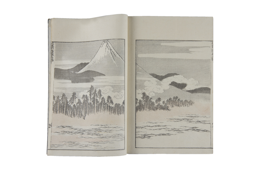 Peça do mês de novembro - livros Mangá de Hokusai