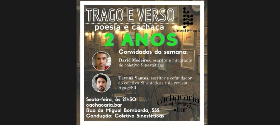 Aniversário Trago e Verso - poesia e cachaça