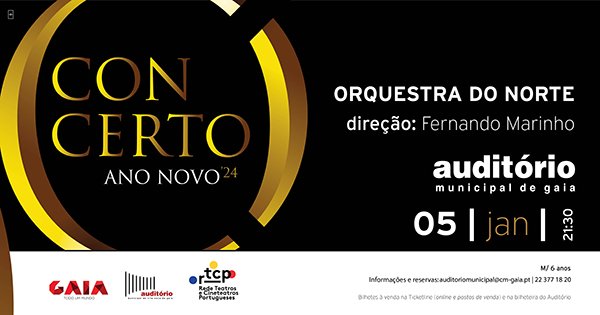 Concerto de Ano Novo - Auditório Municipal de Gaia