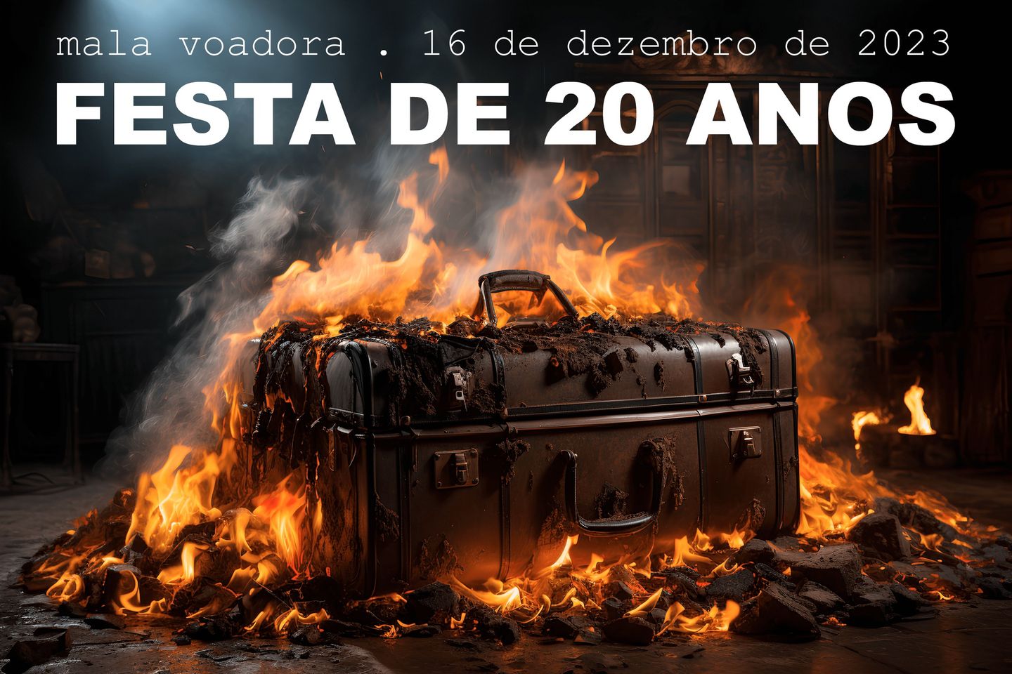 FESTA DE 20 ANOS - mala voadora