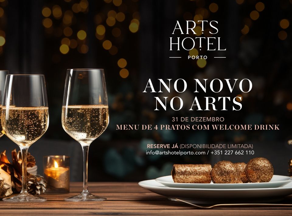 Jantar de véspera de Ano Novo @ Arts Hotel Porto