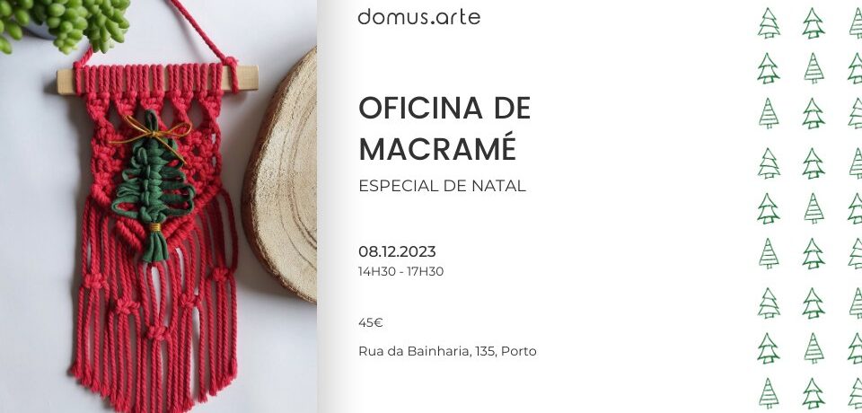 Oficina de Macramé Especial de Natal