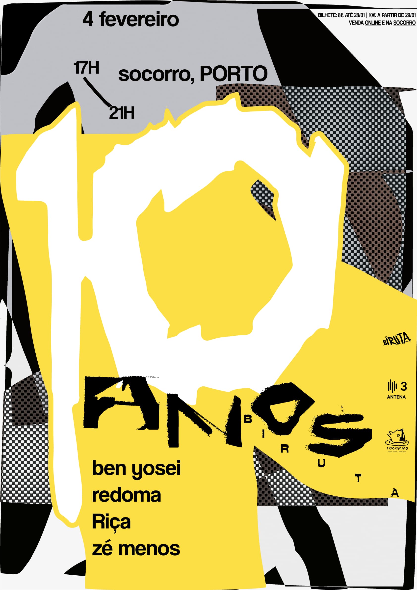 10 ANOS BIRUTA ben yosei ● redoma ● Riça ● zé menos