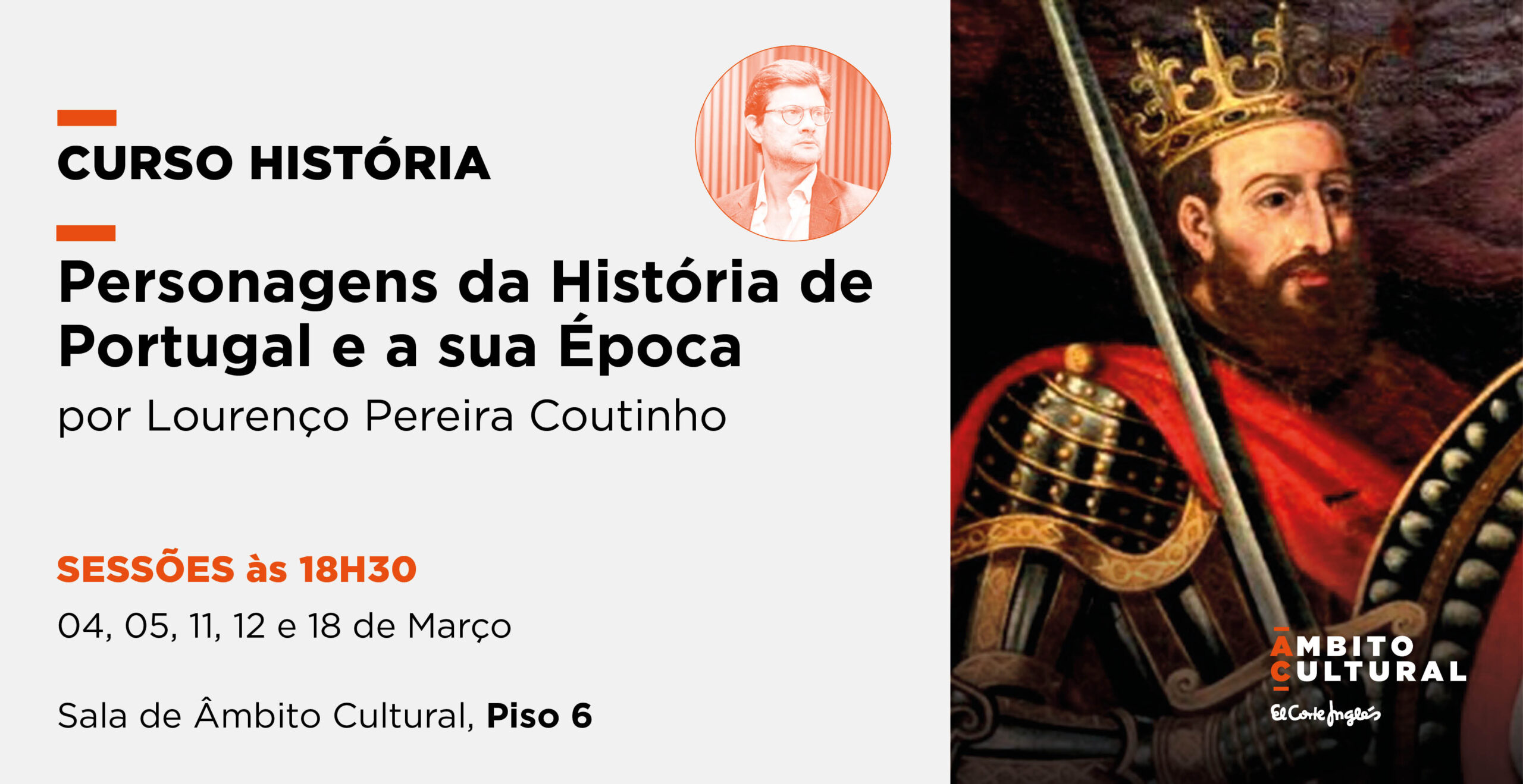 Curso “Personagens da História de Portugal e a sua Época” por Lourenço Pereira Coutinho