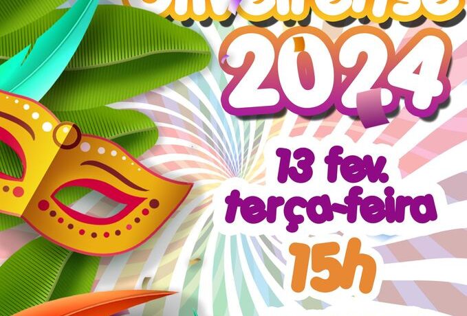 O Carnaval Oliveirense vai voltar à cidade no próximo dia 13 de fevereiro. O corso, que iniciará pelas 15 horas, vai passar pelas principais artérias da cidade dando vida a um carnaval com traços marcados de entrudo popular, onde a sátira e o samba se misturam, através da criatividade dos grupos formais e informais inscritos, provenientes do movimento associativo do município. Folia e foliões, serão presença garantida neste evento que faz parte da moldura cultural de Oliveira de Azeméis.