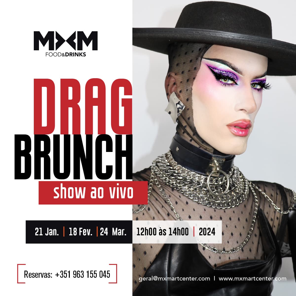 Drag Brunch - Show ao Vivo MXM