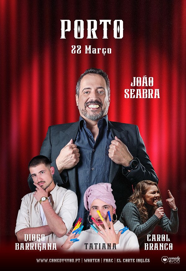 JOÃO SEABRA, DIOGO B. TATIANA, CAROL B.