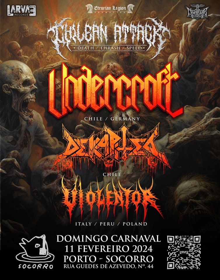 METAL CARNIVAL - UNDERCROFT + DEKAPITED + VIOLENTOR