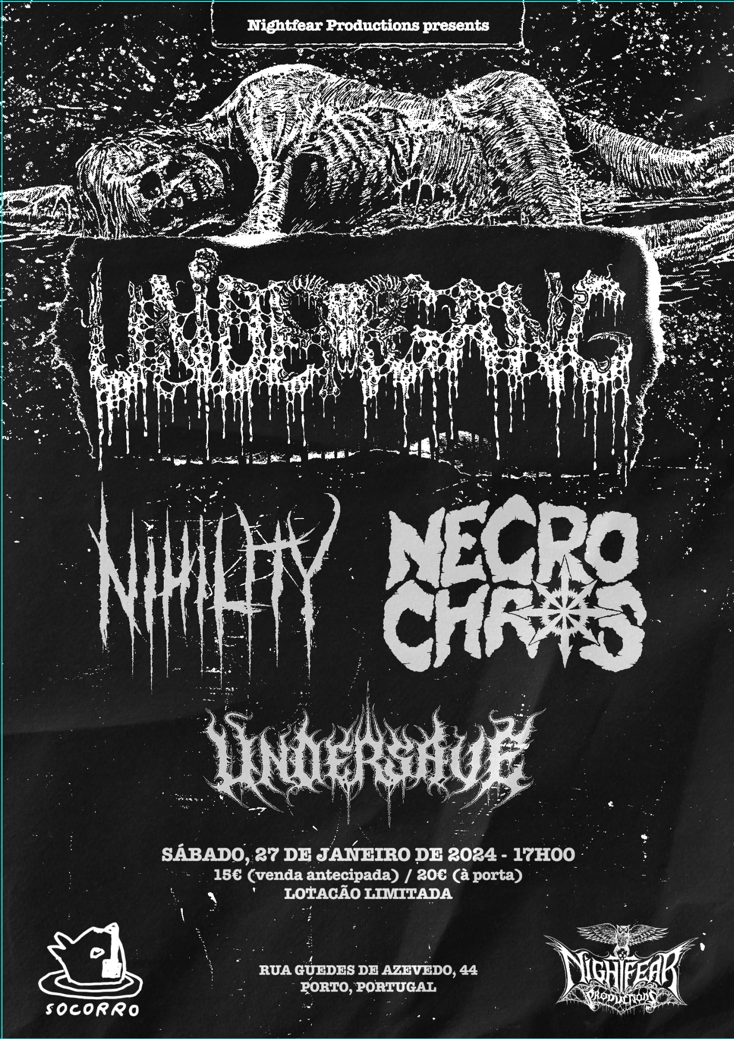 UNDERGANG + NIHILITY + NECRO CHAOS + UNDERSAVE