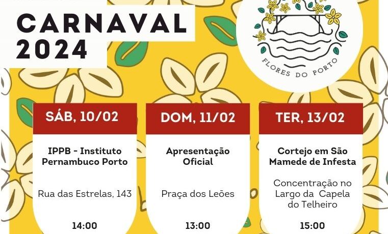 Baque Flores do Porto traz Maracatu ao Carnaval Portuense