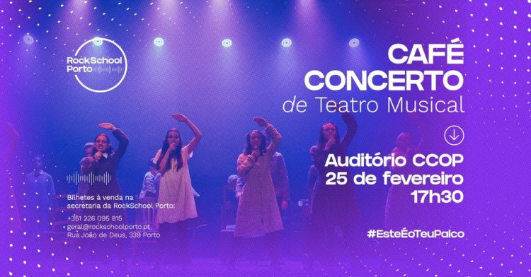 Café Concerto de Teatro Musical - RockSchool Porto