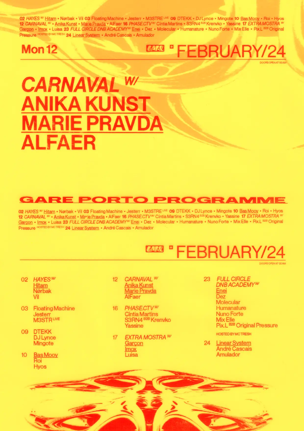Carnaval - Anika Kunst + Marie Pravda + AlFaer - Gare