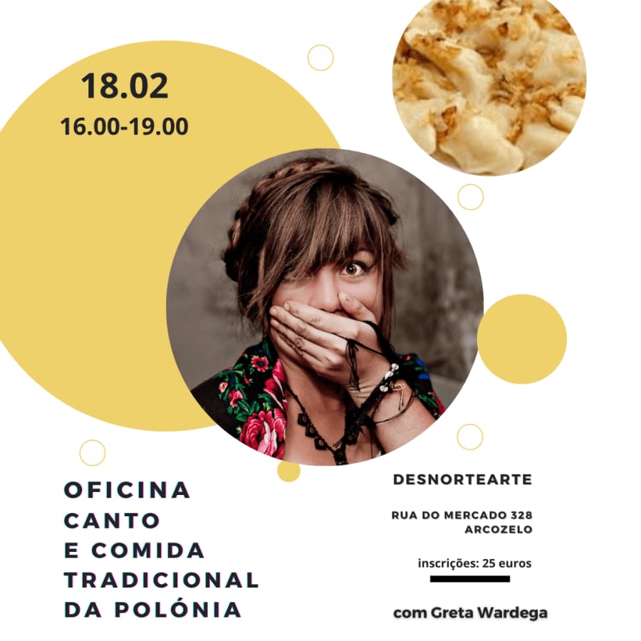 Oficina canto e comida tradicional da Polónia