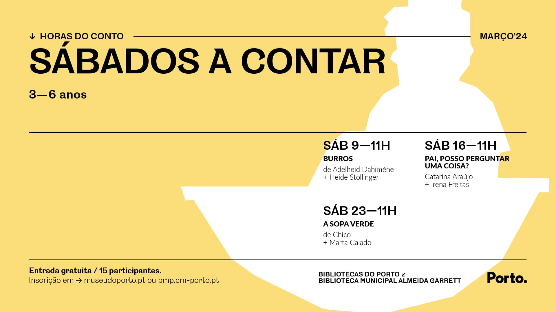 SÁBADOS A CONTAR - BIBLIOTECA MUNICIPAL ALMEIDA GARRETT