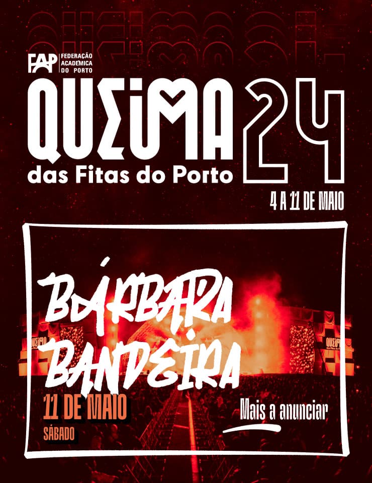 Barbara Bandeira na Queima das Fitas do Porto 2024