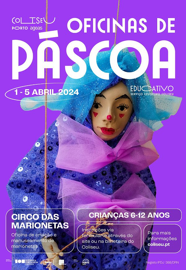 OFICINAS DA PÁSCOA 2024 - O Circo das Marionetas