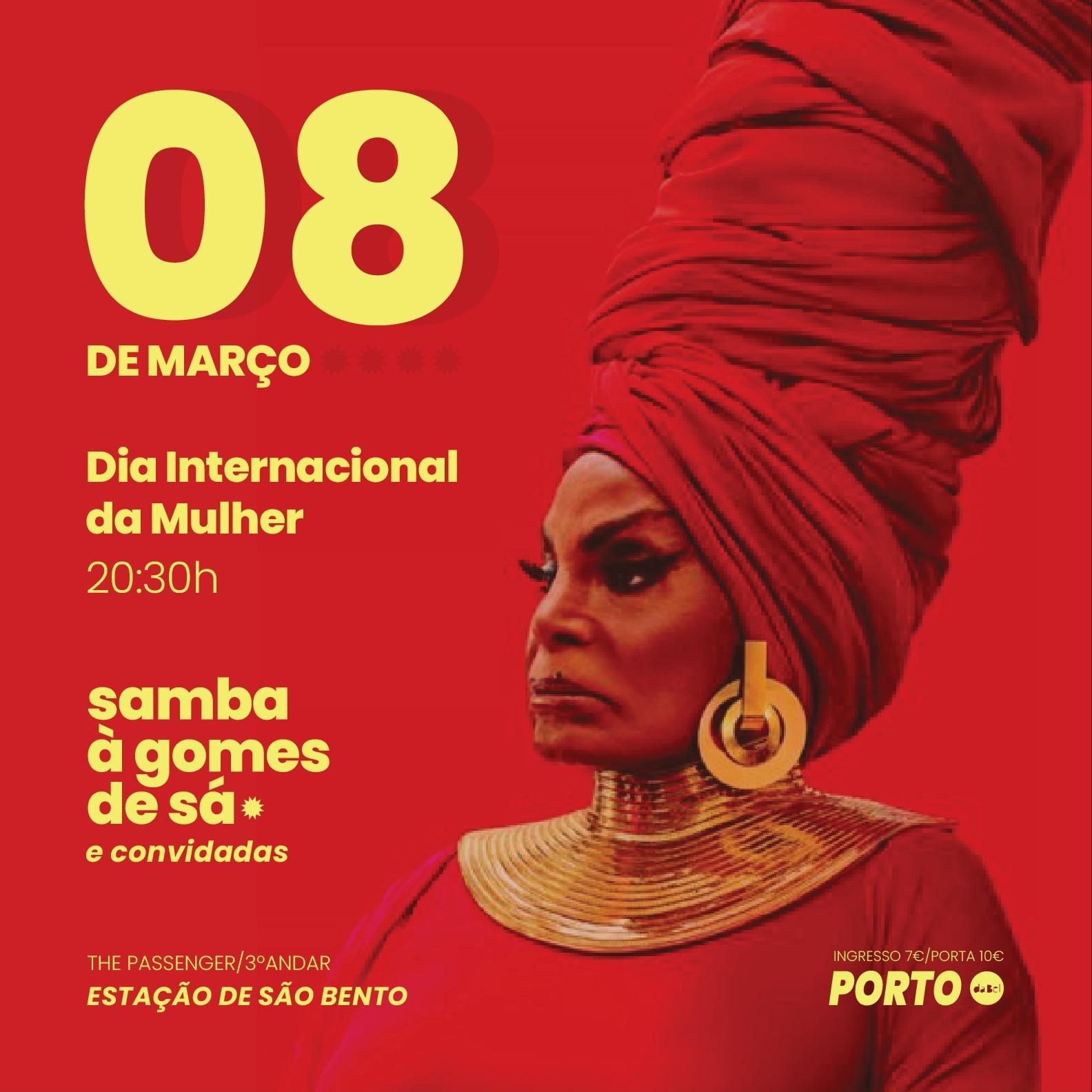 Dia Internacional da Mulher com Samba