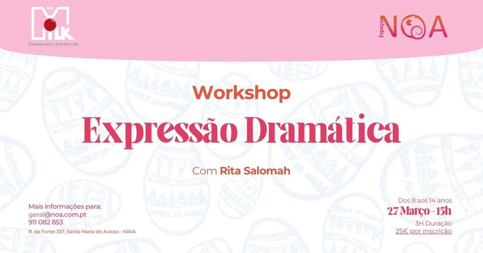 Workshop de Expressão Dramática