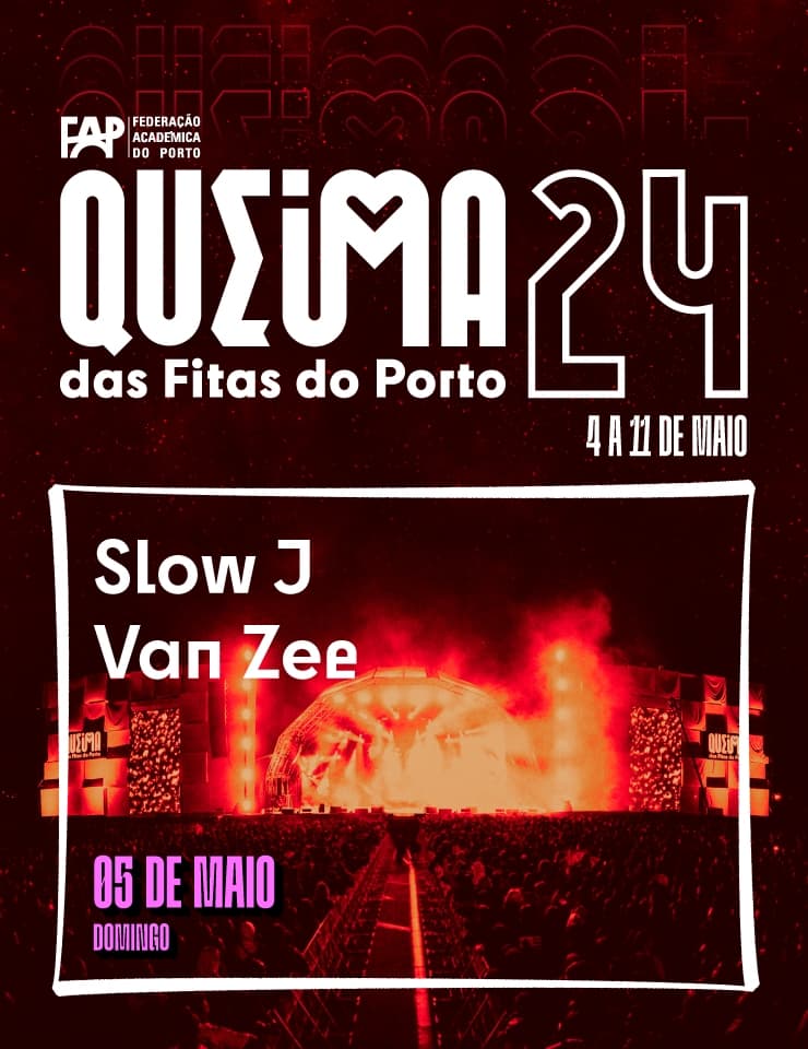 Cartaz dia 05 Queima das fitas do Porto 2024