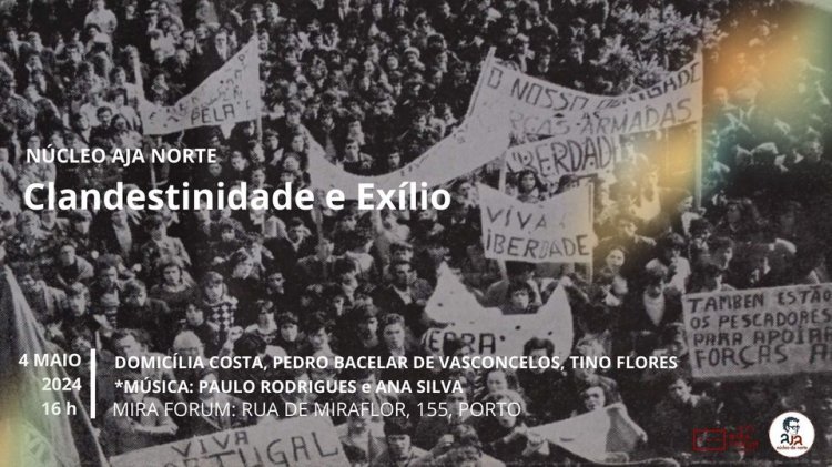 “Clandestinidade e Exílio” da AJA Norte