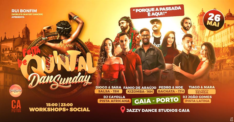 DanSunday Festa de Quintal Jazzy Gaia-Porto