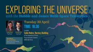 Explorando o Universo com os Telescópios Espaciais Hubble e James Webb