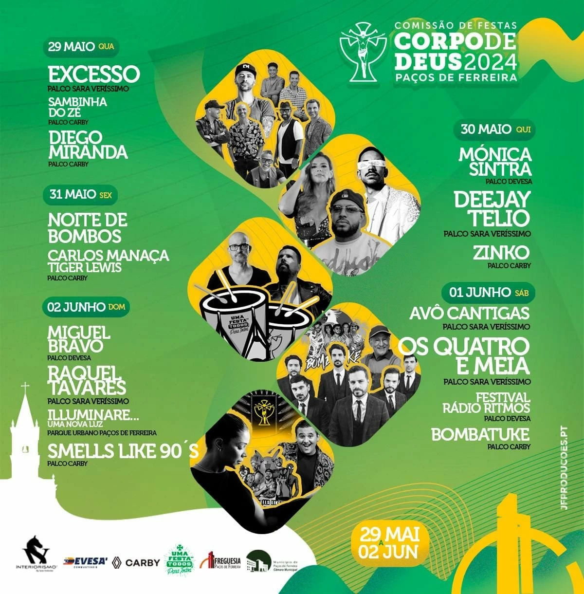 Festas De Corpo De Deus 2024 - Paços De Ferreira