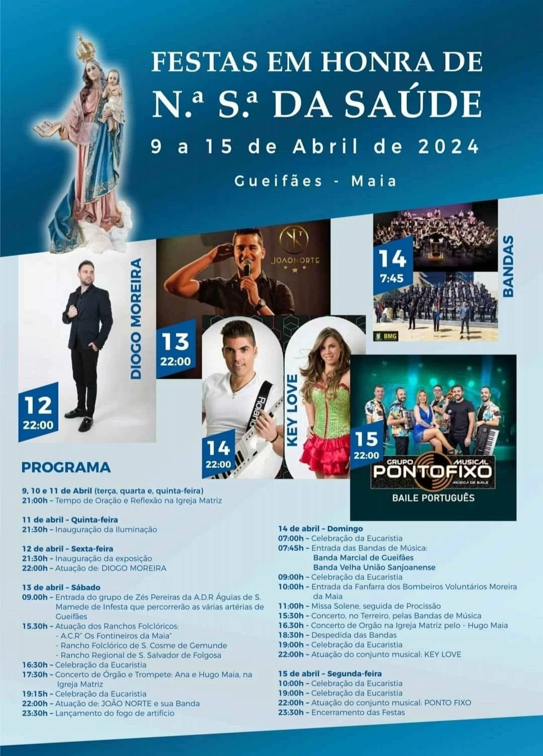 Festas Em Honra De Nossa Senhora Da Saúde 2024 - Gueifães