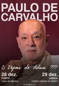 PAULO DE CARVALHO - Casa da Música