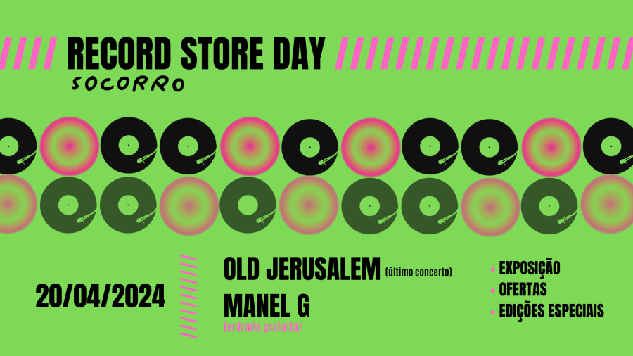 RECORD STORE DAY 2024 c OLD JERUSALEM (último concerto) + MANEL G