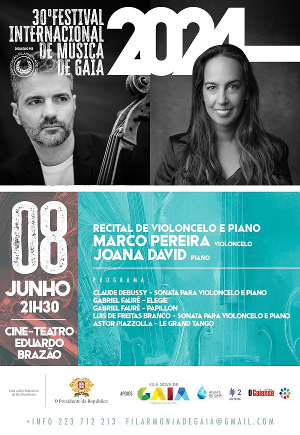 30º FIMG RECITAL DE VIOLONCELO E PIANO