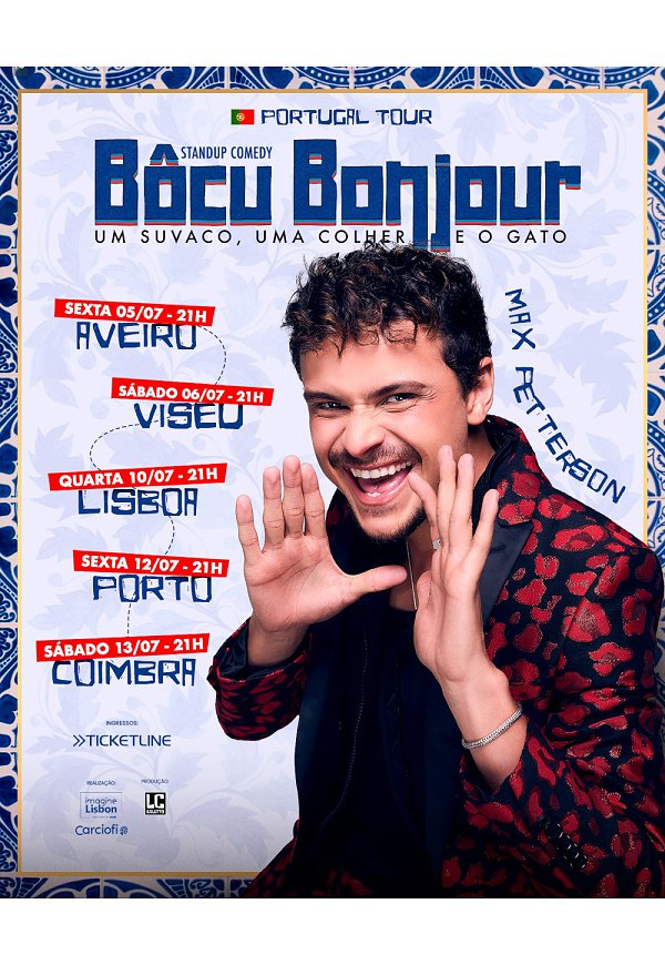 O show de stund-up comedy é roteirizado por Max Petterson e conta, com muito humor, as aventuras vividas pelo ator em Paris, cidade onde reside há mais de sete anos. Brasileiro, Max é natural do Cariri (Ceará) e foi para Paris em busca de aprimorar sua formação artística. De forma divertida, ele relata ao público os perrengues do dia a dia e a vida real em terras parisienses, compartilhando com a plateia histórias sobre a cultura popular, os costumes, gírias e coisas de família vivenciadas pelo comediante.