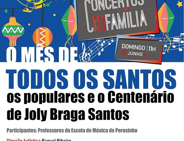 CONCERTOS EM FAMÍLIA O MÊS DE TODOS OS SANTOS