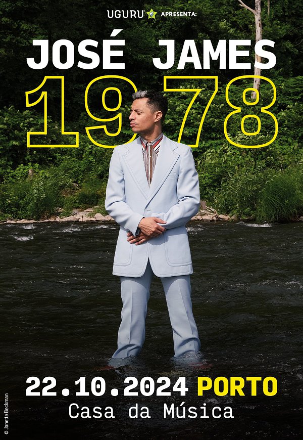 JOSÉ JAMES 1978 na Casa da Música