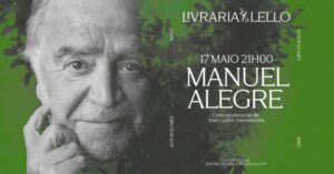 Manuel Alegre é o autor do mês de maio