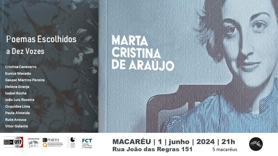 Poemas escolhidos a 10 vozes de Marta Cristina de Araújo