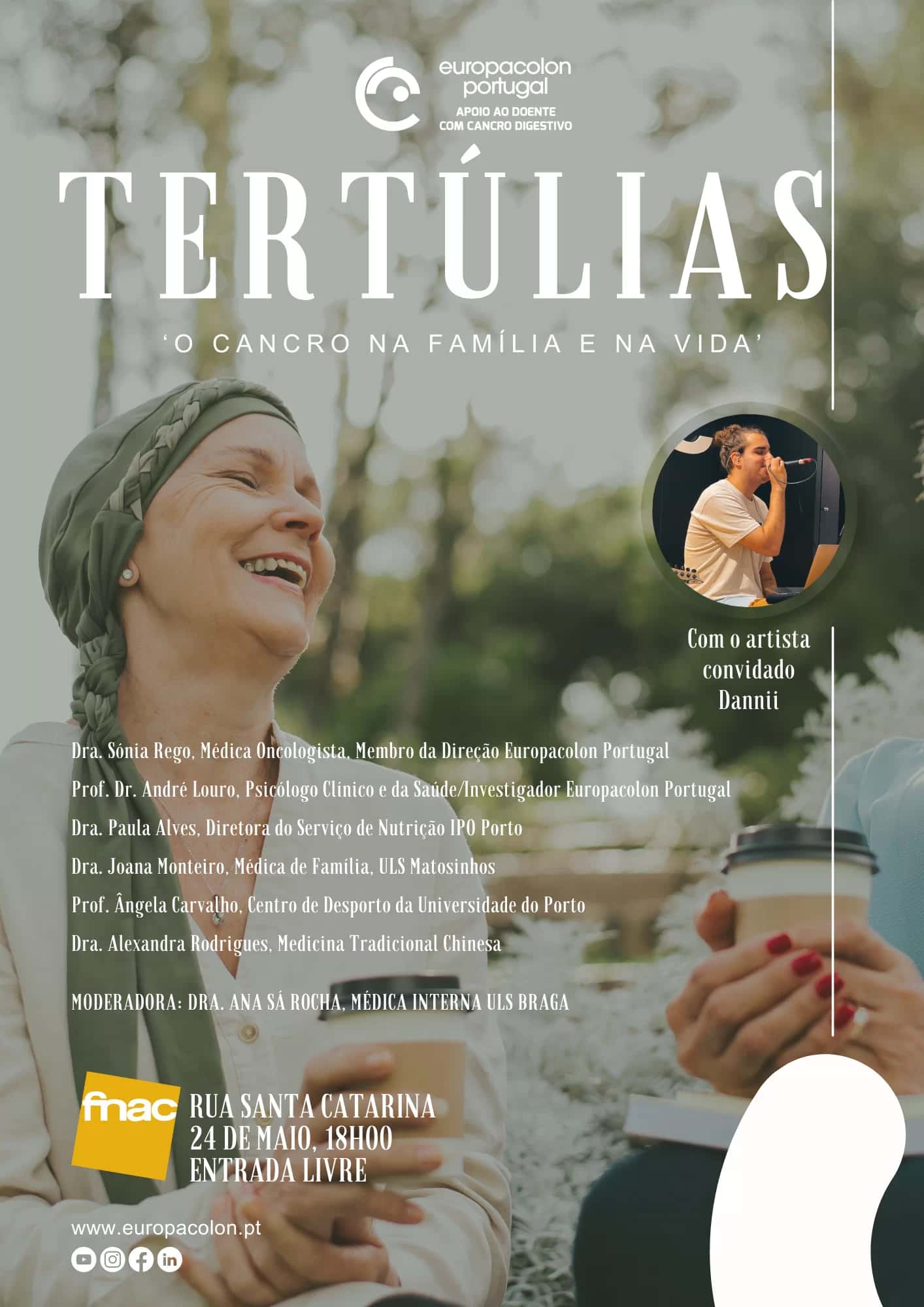Tertúlia ‘O Cancro na Família e na Vida’