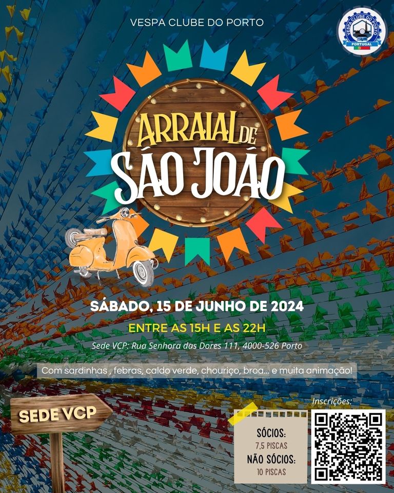 Arraial de São João - Vespa Clube do Porto