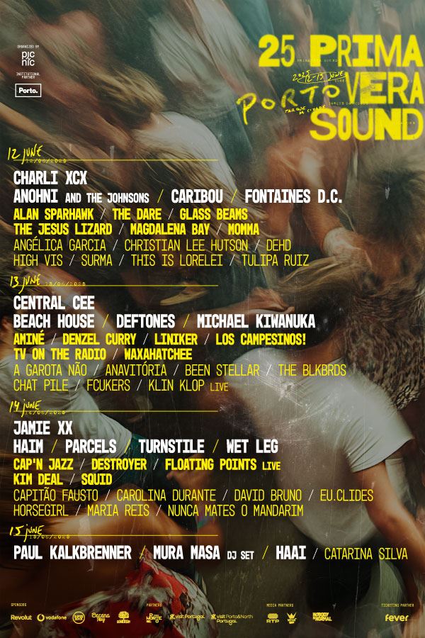 Artistas do Cartaz Primavera Sound Porto 2025