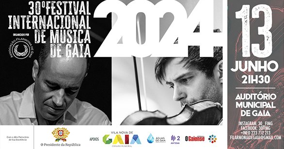 Recital de Violino e Piano - Auditório Municipal de Gaia