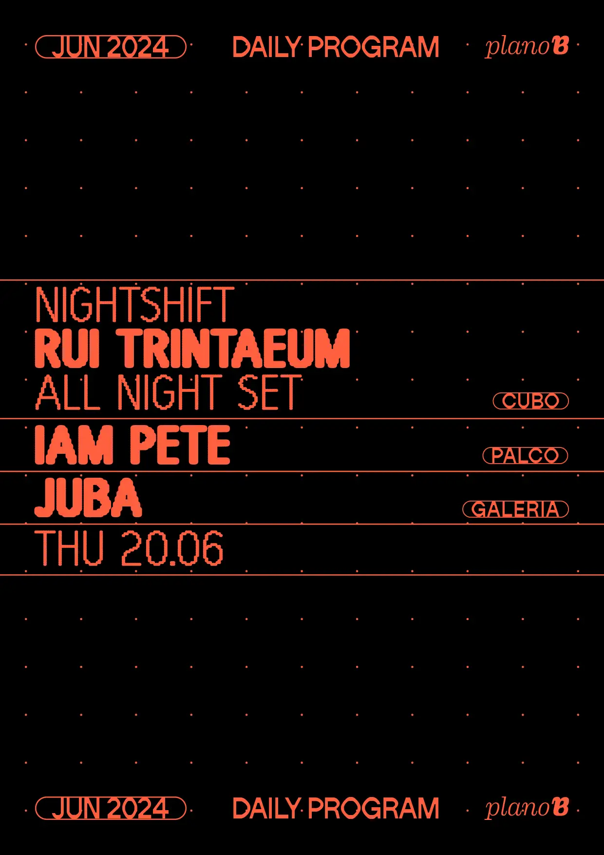 Rui Trintaeum All night set - Plano B