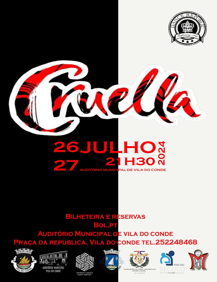 CRUELA DANCE REPUBLIC - AUD. MUNIC. VILA DO CONDE