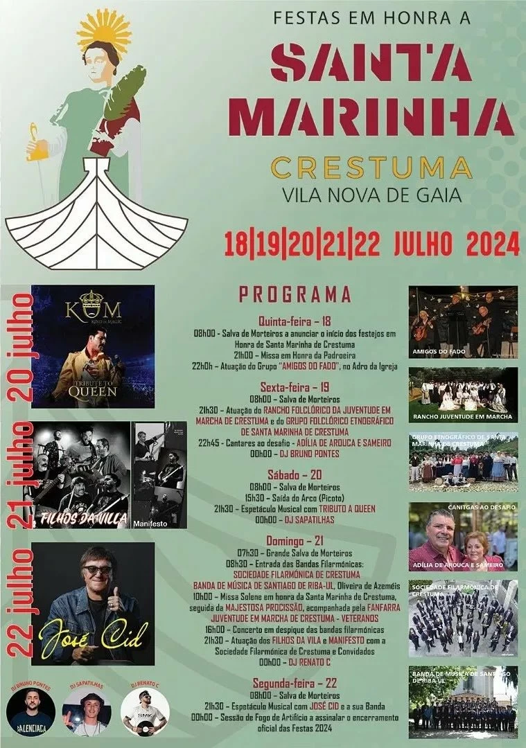 Festas A Santa Marinha 2024 - Crestuma